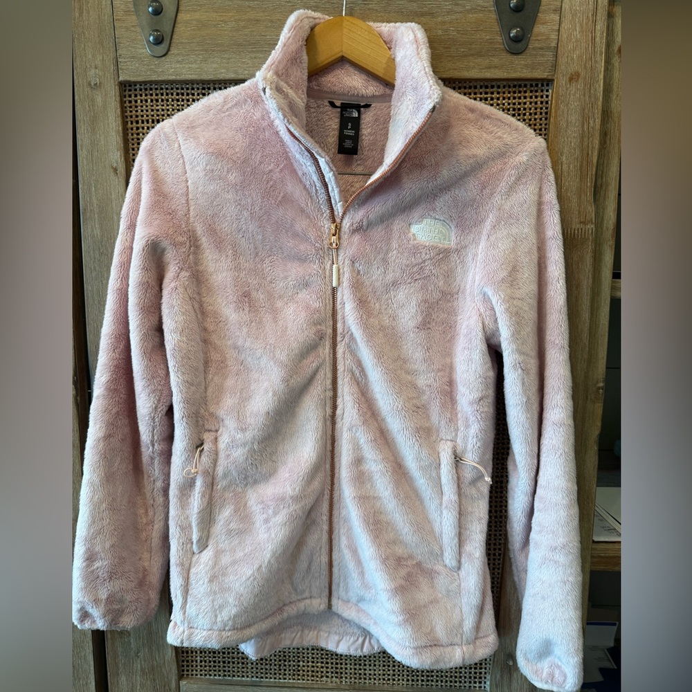 Womens The North Face Ladies Osito Fleece Coat (Light Pink)